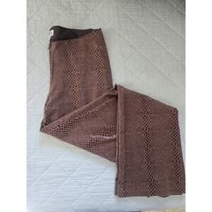 Womens VINTAGE Animal Print Cache Pants Sz 4 Y2K club "take me home pants" iykyk